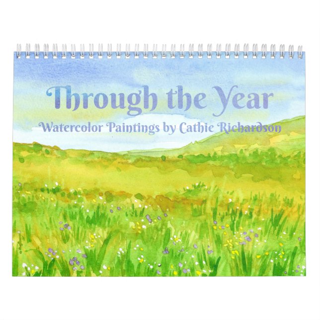 Via årets vattenfärgsmålningar kalender (Omslag)