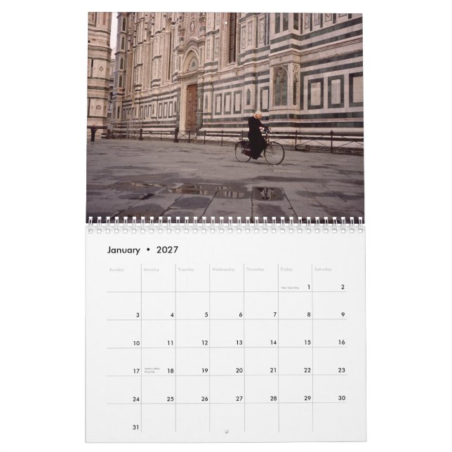 Via den Chicago 2010 kalendern Kalender (Jan 2027)