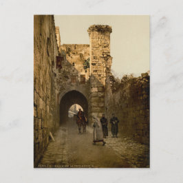 Via Dolorosa i Jerusalem Vykort