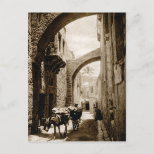 Via Dolorosa i Jerusalem Vykort