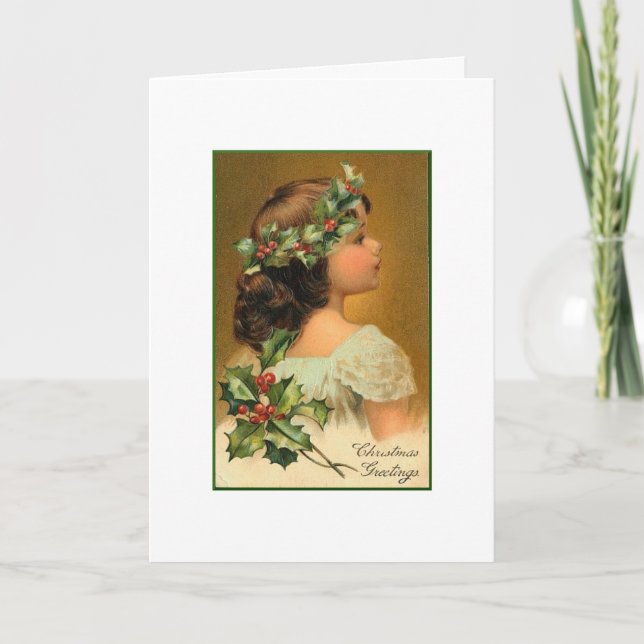 Via ett barns julkort i Ögon Helgkort (Framsida)