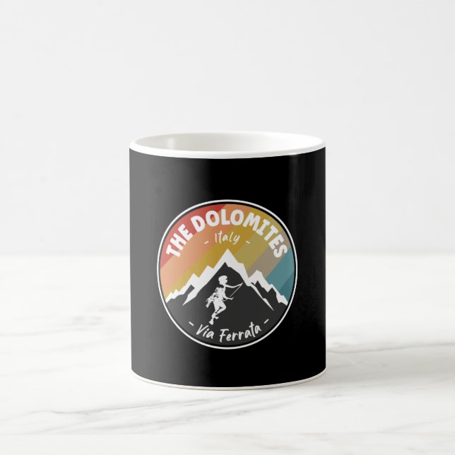 Via Ferrata Italien Dolomites Kaffemugg (Center)