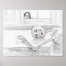 "Via fönstret" av Christiane Cegavske Poster