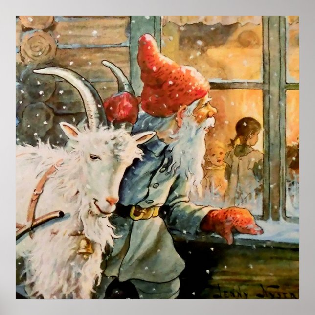 "Via fönstret" av Jenny Nystrom Poster (Framsidan)