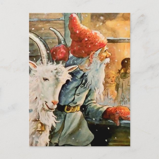 "Via fönstret" av Jenny Nystrom Vykort (Framsida)