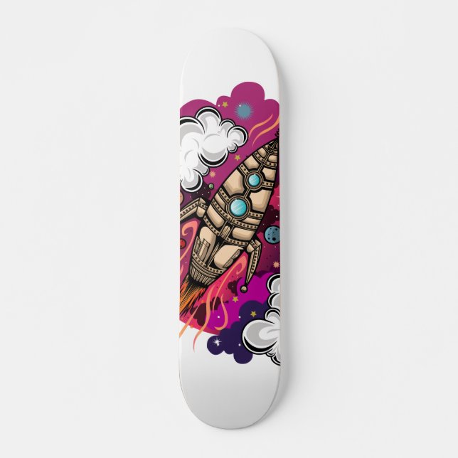 Via Galaxy Mini Skateboard Bräda 18,5 Cm (Framsida)