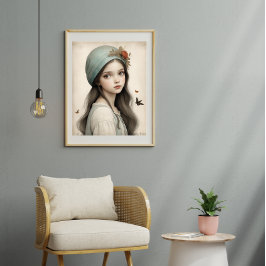 Via hennes Ögon - Skriv ut Poster