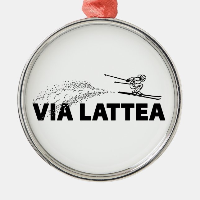 Via Lattea Backhoppare Julgransprydnad Metall (Framsidan)