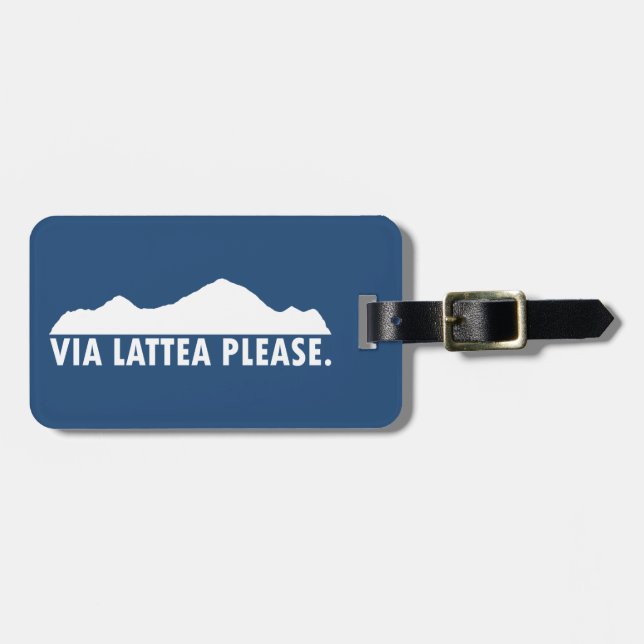 Via Lattea Please Bagagebricka (Horisontell Framsida)