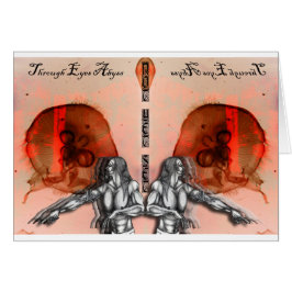 "Via Ögon Abyss" Merch Hälsningskort