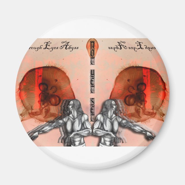 "Via Ögon Abyss" Merch Magnet (Framsidan)