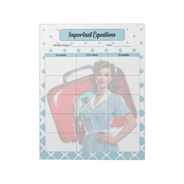 Via sjuksköterskeskola_ Viktiga ekvationer Anteckningsblock (Roterad)