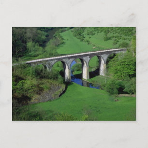 Viaduct, Monsal Dale, Peak District, Derbyshire, U Vykort