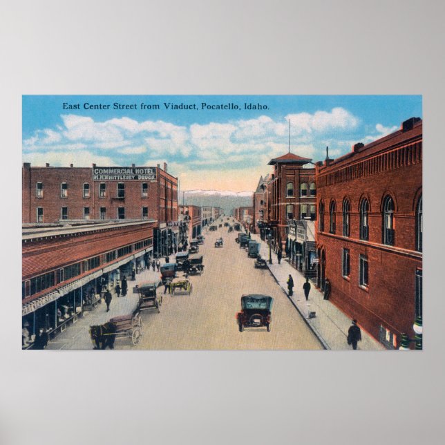 Viaduct View of Öster Center Street Poster (Framsidan)