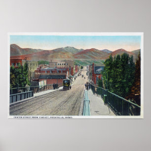Viaducten beskådar av centrerar StreetPocatello, Poster