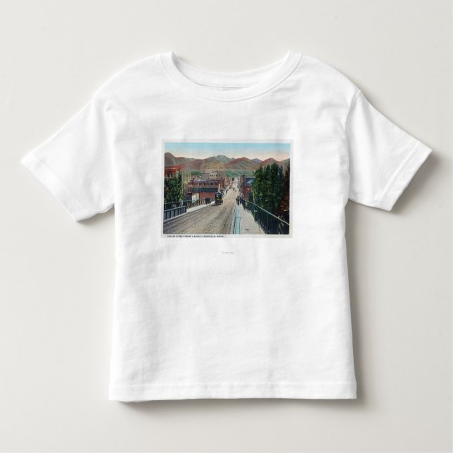 Viaducten beskådar av centrerar StreetPocatello, T Shirt (Framsida)