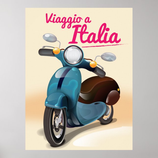 Viaggio a Italia-reseaffisch Poster (Framsidan)