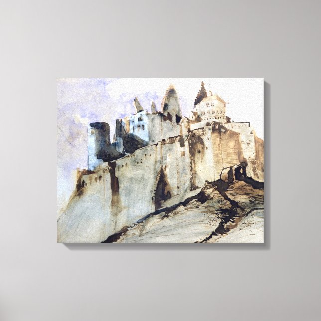 Vianden Chateau, 1871 Canvastryck (Framsida)