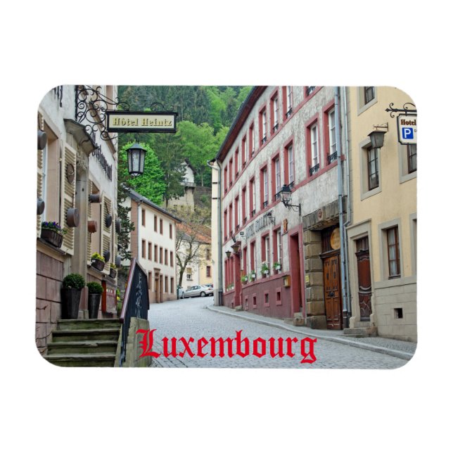 Vianden, den luxemburgska gatuscenen magnet (Horisontell)