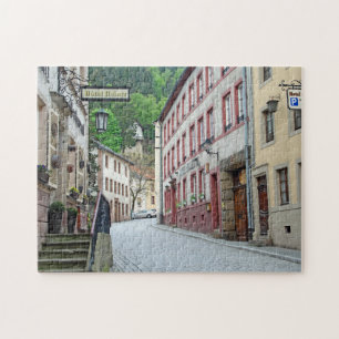 Vianden, den luxemburgska gatuscenen pussel