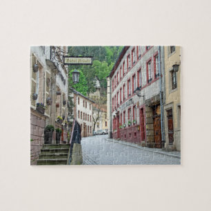 Vianden, den luxemburgska gatuscenen pussel