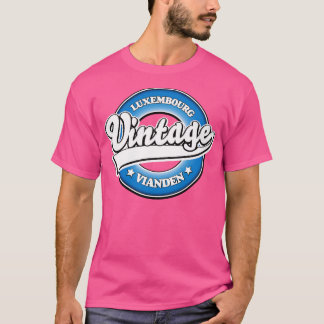 Vianden luxembourg retro t shirt
