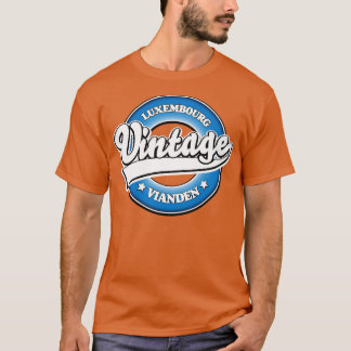 Vianden luxembourg retro t shirt