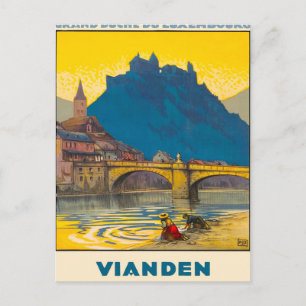 Vianden, Luxemburg Vykort