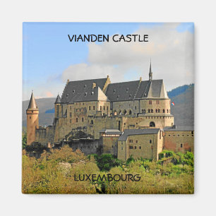 VIANDEN-SLOTT, LUXEMBOURG MAGNET