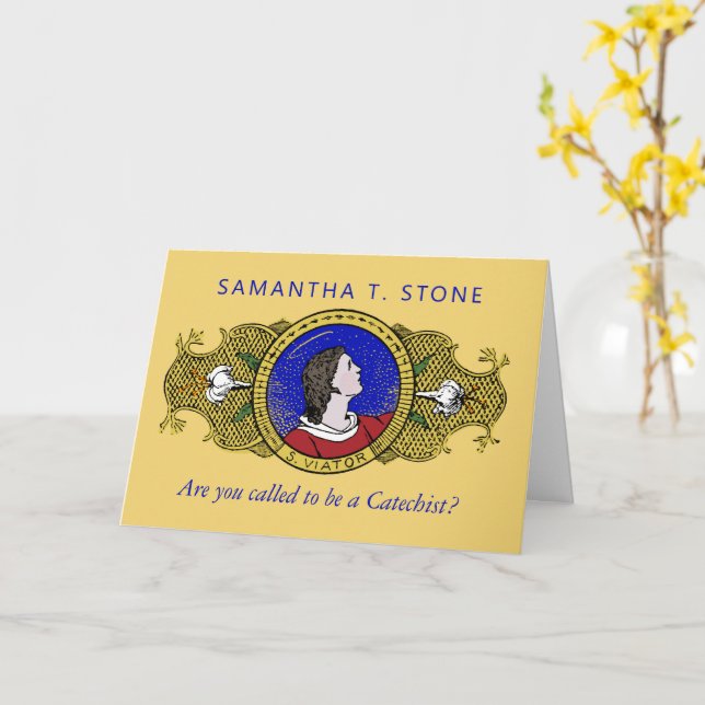 Viator of Lyon the Catechist (LD 001) Card Kort (Gul blomma)