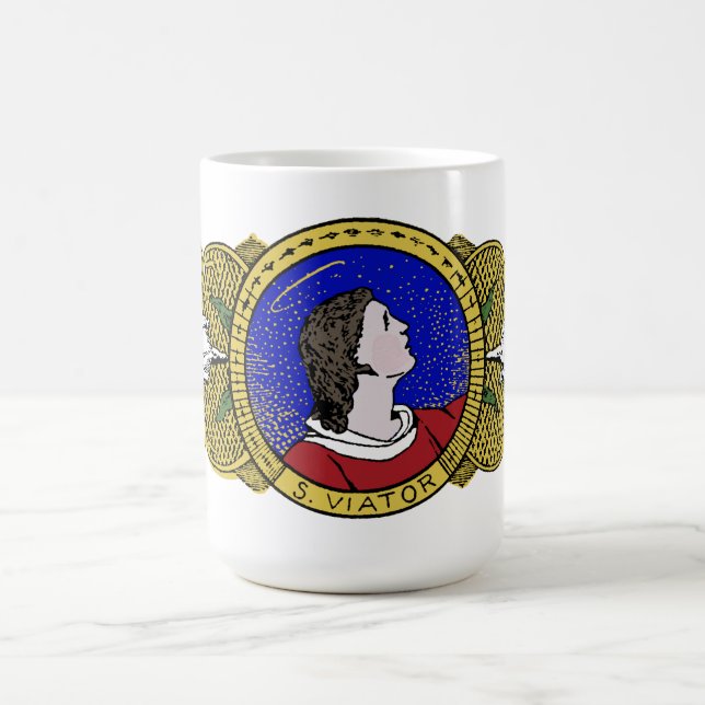 Viator of Lyon the Catechist (LD 001) Kaffemugg (Center)
