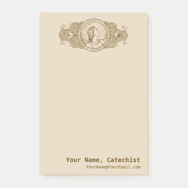 Viator of Lyon the Catechist (LD 001) Post-it Block (Framsida)
