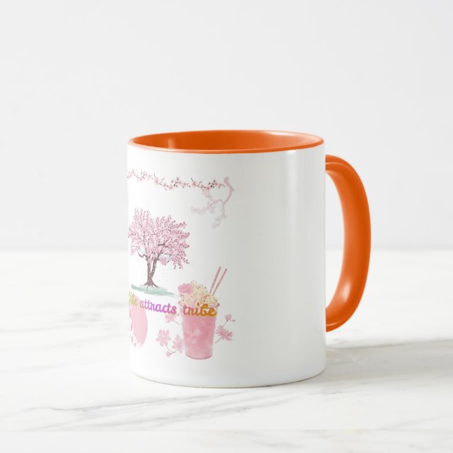 Vibe Attracts Tribe Mugg (Framsida höger)