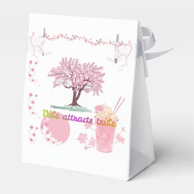 Vibe Attracts Tribe Presentaskar (Baksidan Sidan)