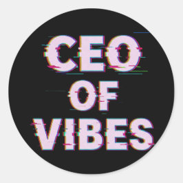 VIBE CEO PROTOCOL - Reality Glitch (Instant Aura U Runt Klistermärke