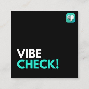 VIBE-KONTROLL FYRKANTIGT VISITKORT