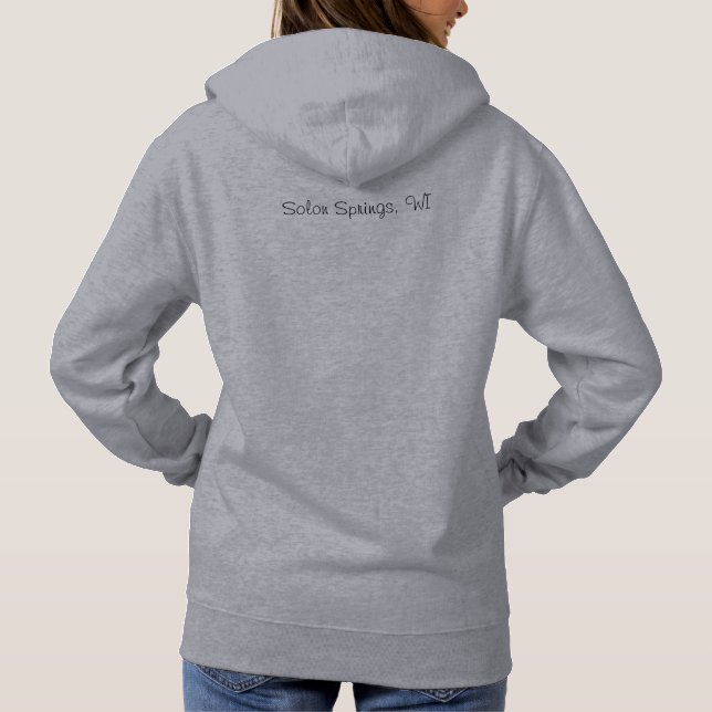 Vibe och Flow Yoga Sweatshirt T Shirt (Baksida)