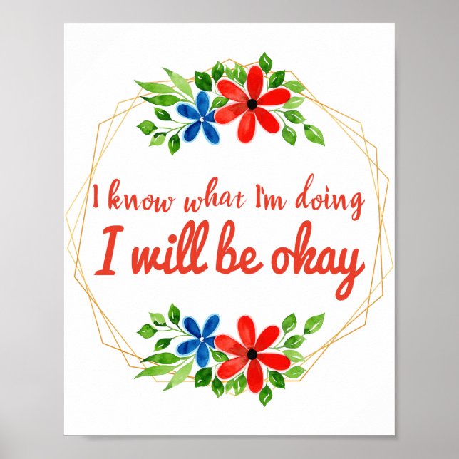 Vibe ord för arbete och kärlek poster (Framsidan)