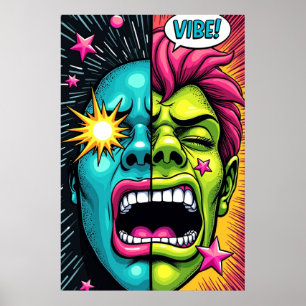 VIBE! Pop Art Skrik Poster