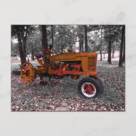 Vibeli-kort för antika traktorer vykort