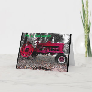 Vibeli Vibeli-julkort för antika traktor Helgkort