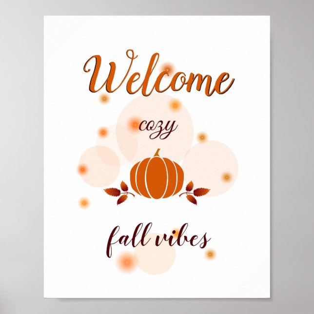 vibernas orange pumpa poster (Framsidan)