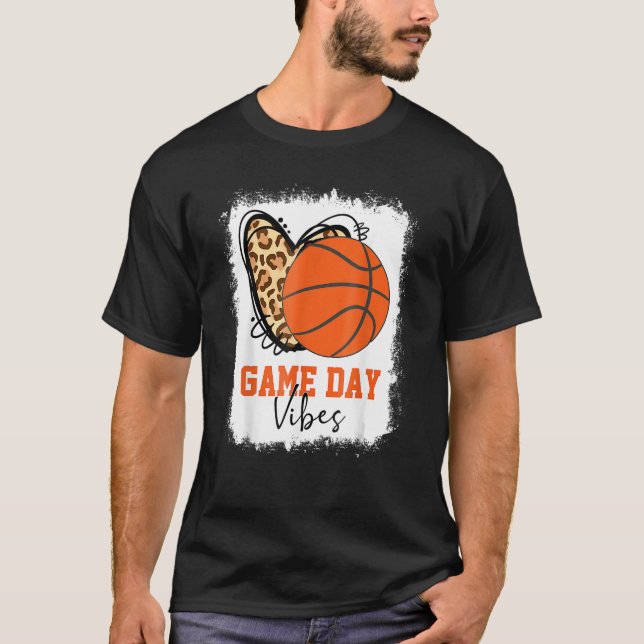 Vibes Basketball Mamma T Shirt (Framsida)