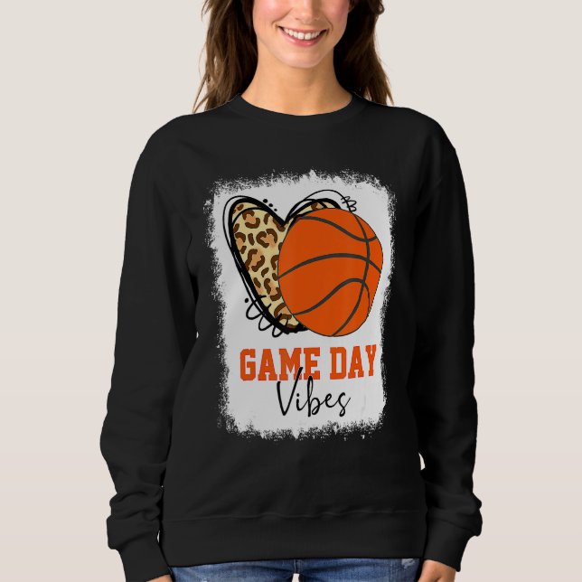 Vibes Basketball Mamma T Shirt (Framsida)