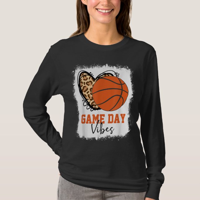 Vibes Basketball Mamma T Shirt (Framsida)