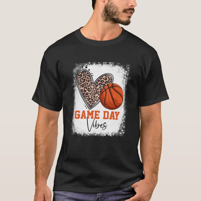 Vibes Basketball Mamma T Shirt (Framsida)