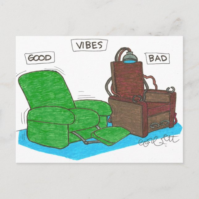 Vibes: BRA...BAD. Vykort (Framsida)
