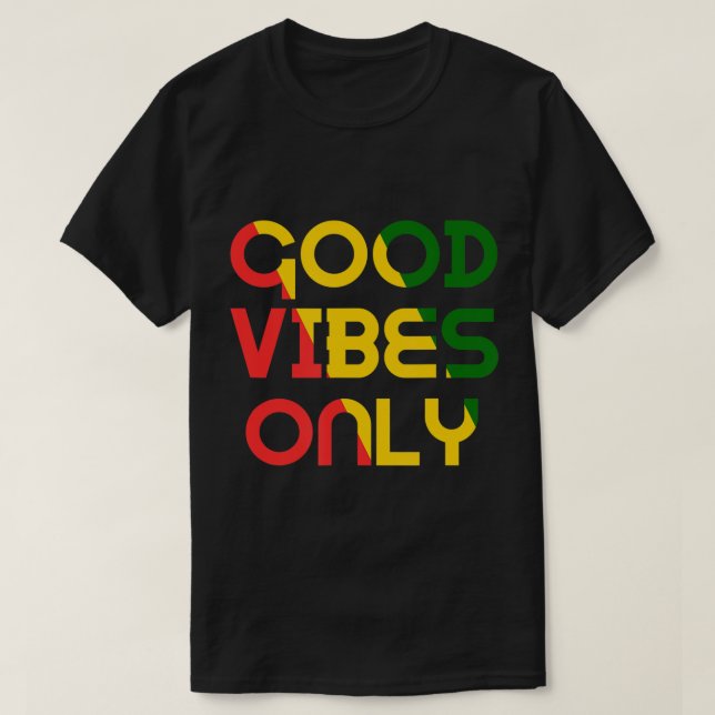 Vibes Bra Only Rasta Reggae Roots Clothing Jamaic T Shirt (Design framsida)