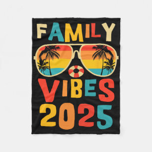 Vibes Family Reunion Vacation Skapar M Fleecefilt