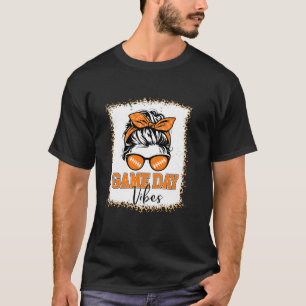 Vibes Football Women Leo, orange och svart speldag T Shirt